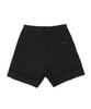 HARDCORE HAPPINESS One-Pleat Cuff Classic Shorts_Black