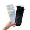 Women Hollowed Out Flower Bowknot Fishnet Thigh High Stocking Japanese Style Jk Girl Sweet Lace Trim Frilly Over Knee Long Socks