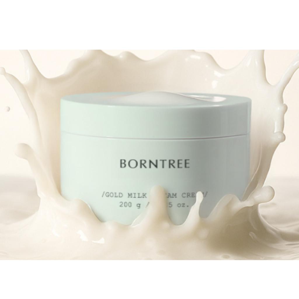 BORNTREE GOLDMILCH DAMPFCREME 200g