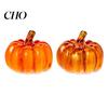 Autumn Table Decor 2Pcs LED Glass Pumpkin Set Starry Night Design Halloween Lamp Thanksgiving Lighted Lantern Indoor Fall Decoration Charming