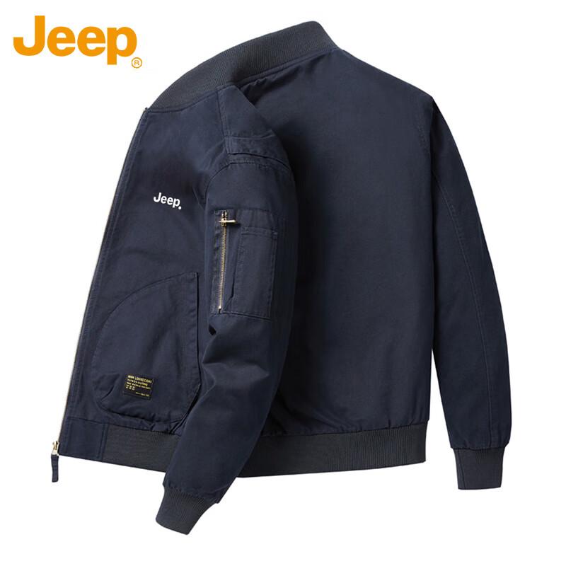 JEEP Men's Baseball Collar Jacket