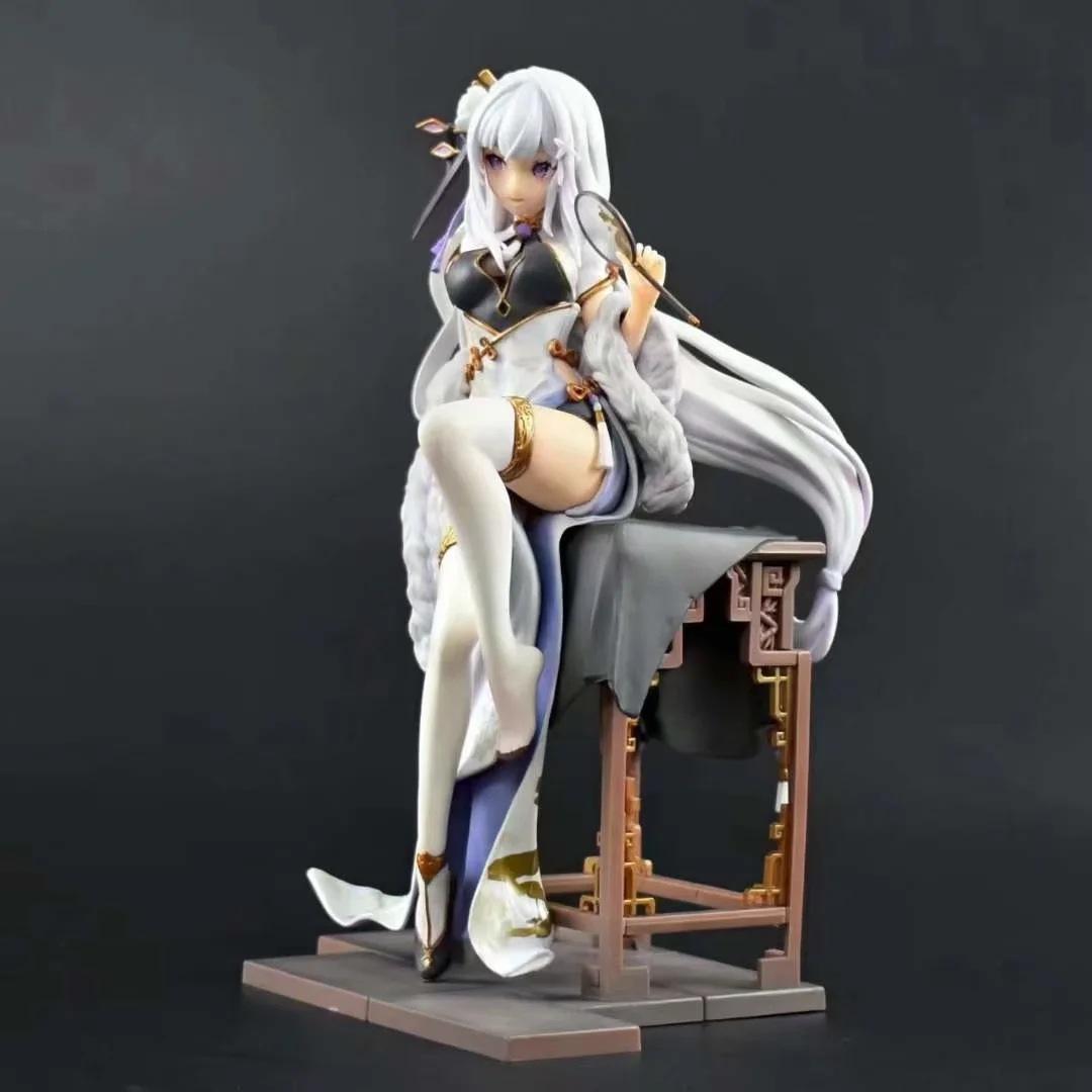 ZEOR Начало жизни в другом мире Аниме Фигурки Игрушки Эмилия Фигурки Модель куклы из ПВХ — фото 3