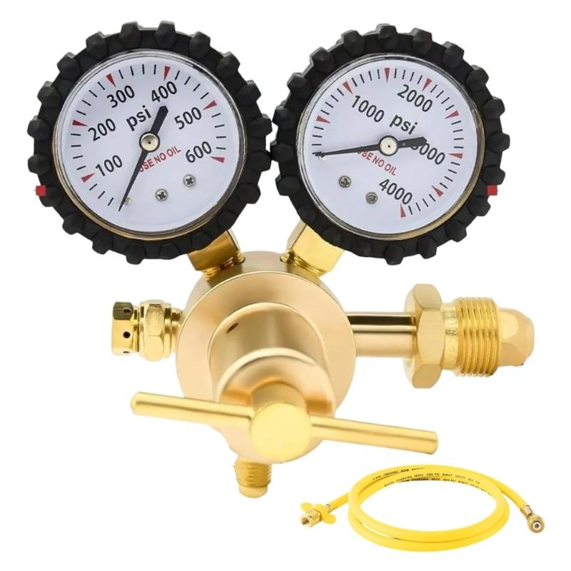 Nitrogen Regulator 1/4inch Male Outlet For Secure Connection And Long Lasting Performances In HVAC Environment