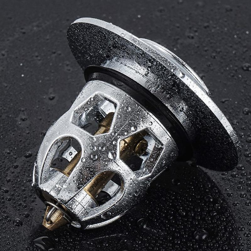 WTEMPO 1 buc chiuveta de spălat dop universal de scurgere tip de apăsare cu miez care săritor de scurgere chiuvetă baie duș scurgere de podea rezistentă la mirosuri și insecte