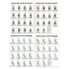 2Pcs Chair Tai Chi Workout Posters Seated Exercises Chart 30-Day Chair Tai Chi Guide for Seniors Beginners Home Gym Decor