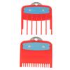 Guide de taille 1.5+4.5mm Peigne Rouge Accessoire Set de Peignes Avec un Support en Métal Tondeuse