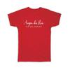 Gift T-Shirt : Angra Dos Reis Cursive Typography Rio De Janeiro Tropical Beach