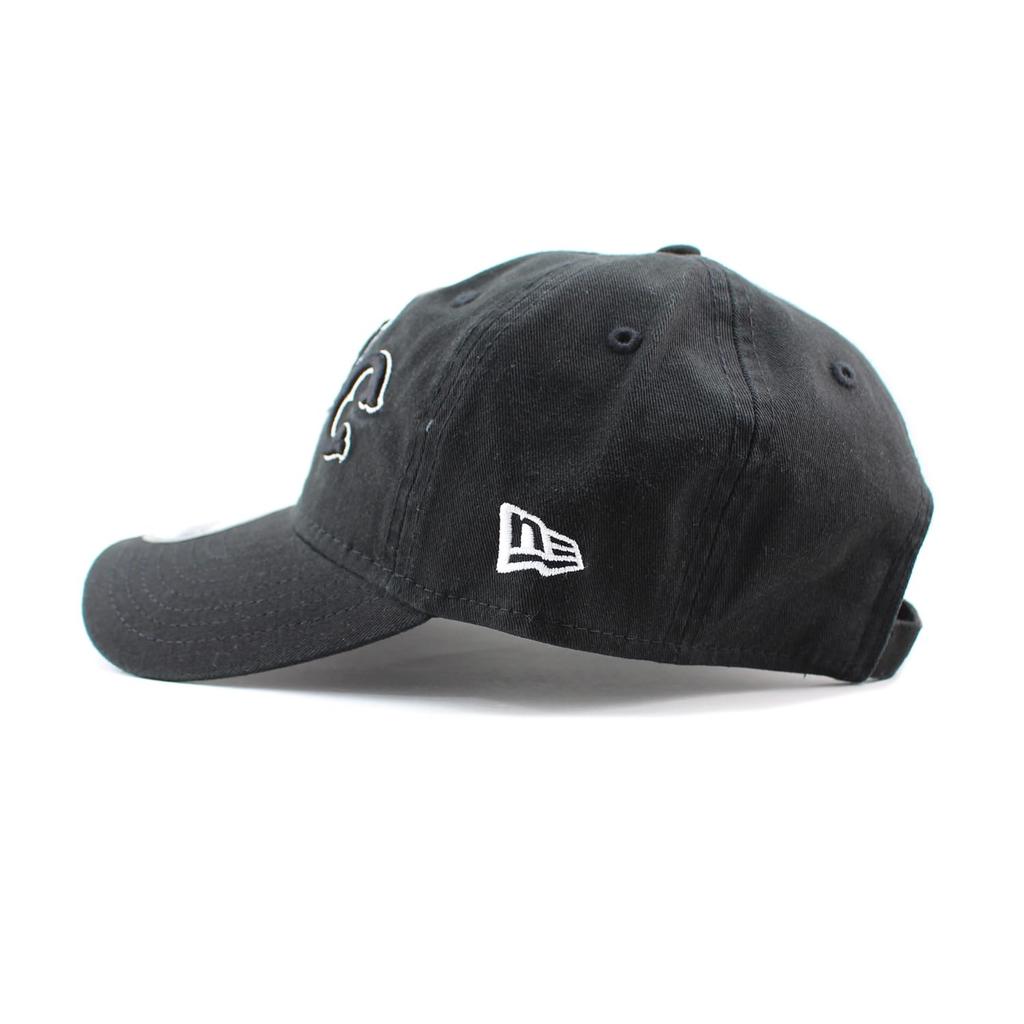 City Connect Cap New Era 9TWENTY Strapback New York Mets MLB CITY CONNECT STRAPBACK CAP BLACK NEW ERA NEW YORK METS Hat 920 LOW CAP [Used]