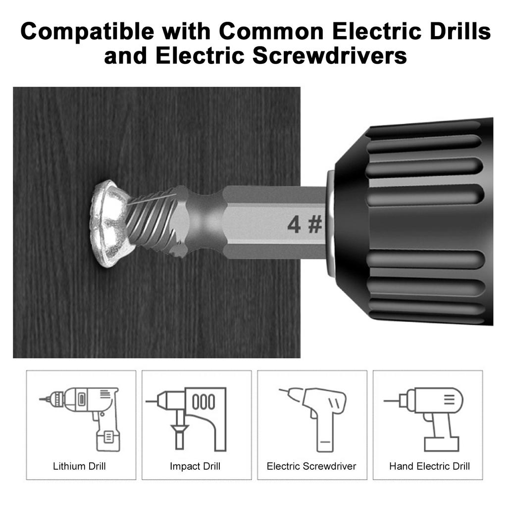 13Pcs Mini Damaged Bolts Remover Tool Steel Broken Speed Out Damaged Screw Extractor Drill Bit Screw Extractor Set For