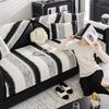 Chenier Sofa Cushion Is Universal In All Seasons, New Striped Sofa Cover,Luxury High-end Non-slip Cover Cloth Towel