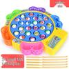 Electric Rotating Music Fishing Toy Set for Kids - Boys & Girls