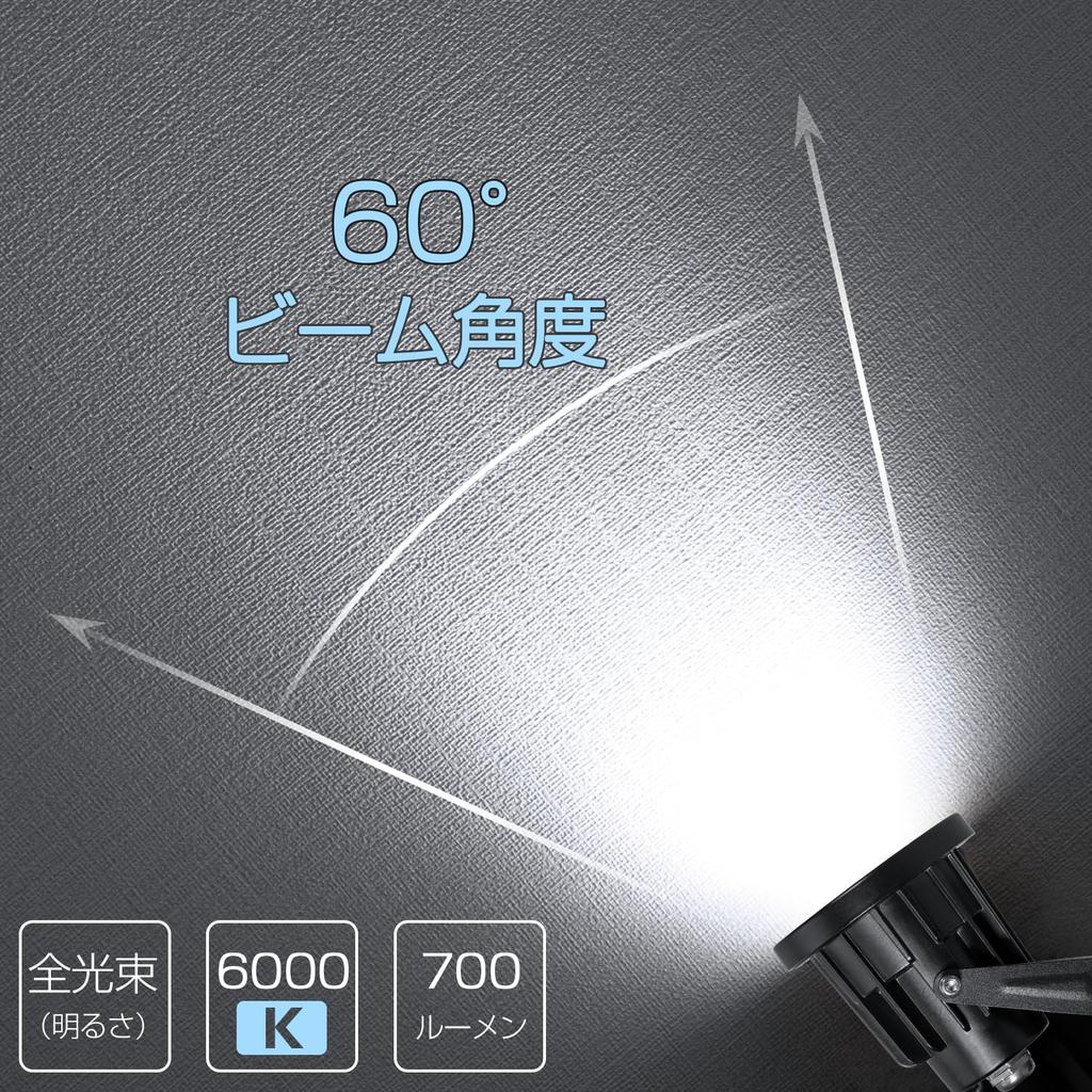 LED Clip Light Spotlight, Daylight White, Waterproof, 7W (equivalent to 60W), Switchless, 3m Cord, 360° Rotation, Plug-in Type, Strong Spring, Desk La