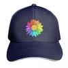 Rainbow Daisy Baseball Cap Sun Hat For Children Hard Hat Funny Hats Luxury Brand FeUnisex Unisexs