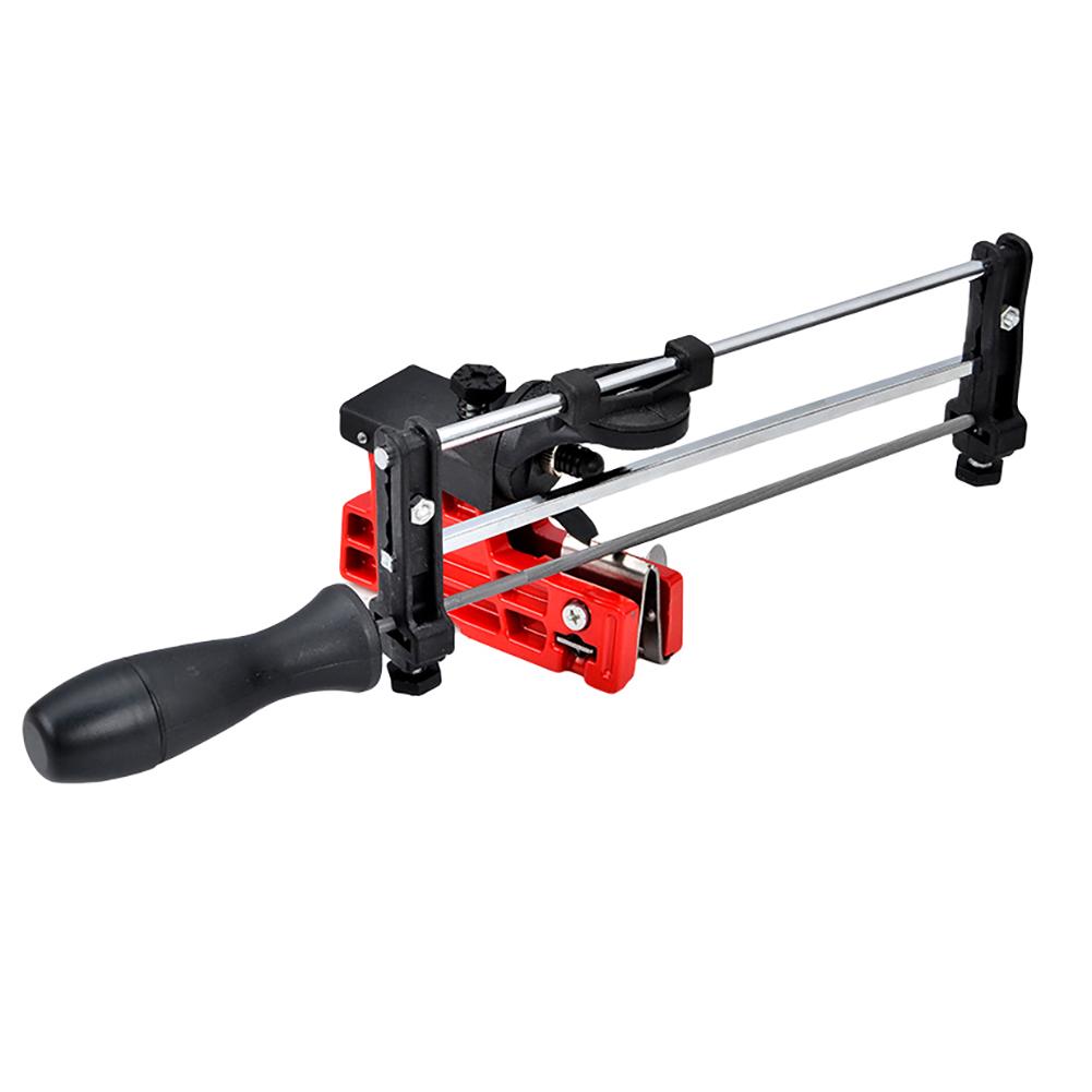 Chainsaw Clamp on Chain Sharpener Manual Grinding Small Guide uygun