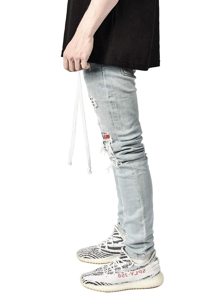 European Men's Slim-Fit Ripped Skinny Jeans - 2020 Casual Versatile Style