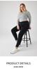 Women's High-Waist Cross-Waist Denim Skinny Jeans - Plus Size, Slimming Fit, Casual