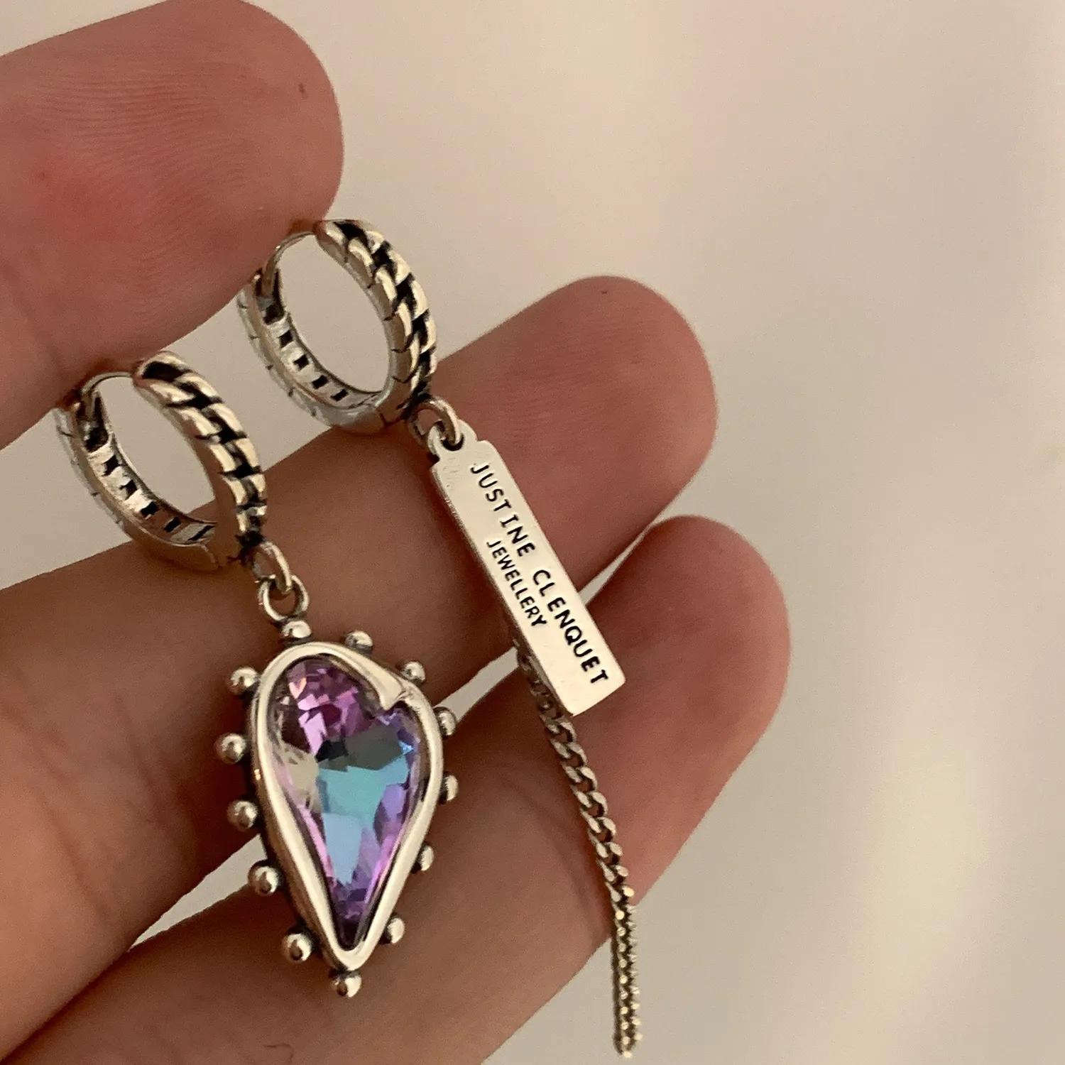 

Запобігання алергії Штамп Сережки-кільця Вінтажні аксесуари Ведмедик ЛЮБОВ Серце Асиметрична вечірка 1-2