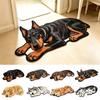 Soft Cartoon Animal Carpet Water Absorption Bedroom Bedside Mat Fun Dog-Shaped Rug  Home Decoration