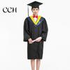Graduation Ceremony Attire Bachelor Uniform Matte Gown Cap Tassel Set V-Neck Long Sleeve Commencement Outfit Robe And Ceremonies Photo Props Suit