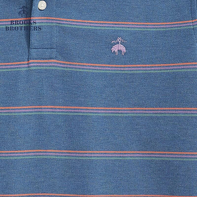 

Brooks Brothers Men s Supima Cotton Striped Polo Shirt S