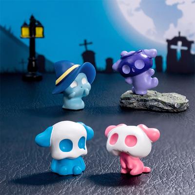 Creative Halloween Ghost Resin Miniature Figurines Ornament DIY Home Decoration Accessories Micro Landscape Ornaments Gifts