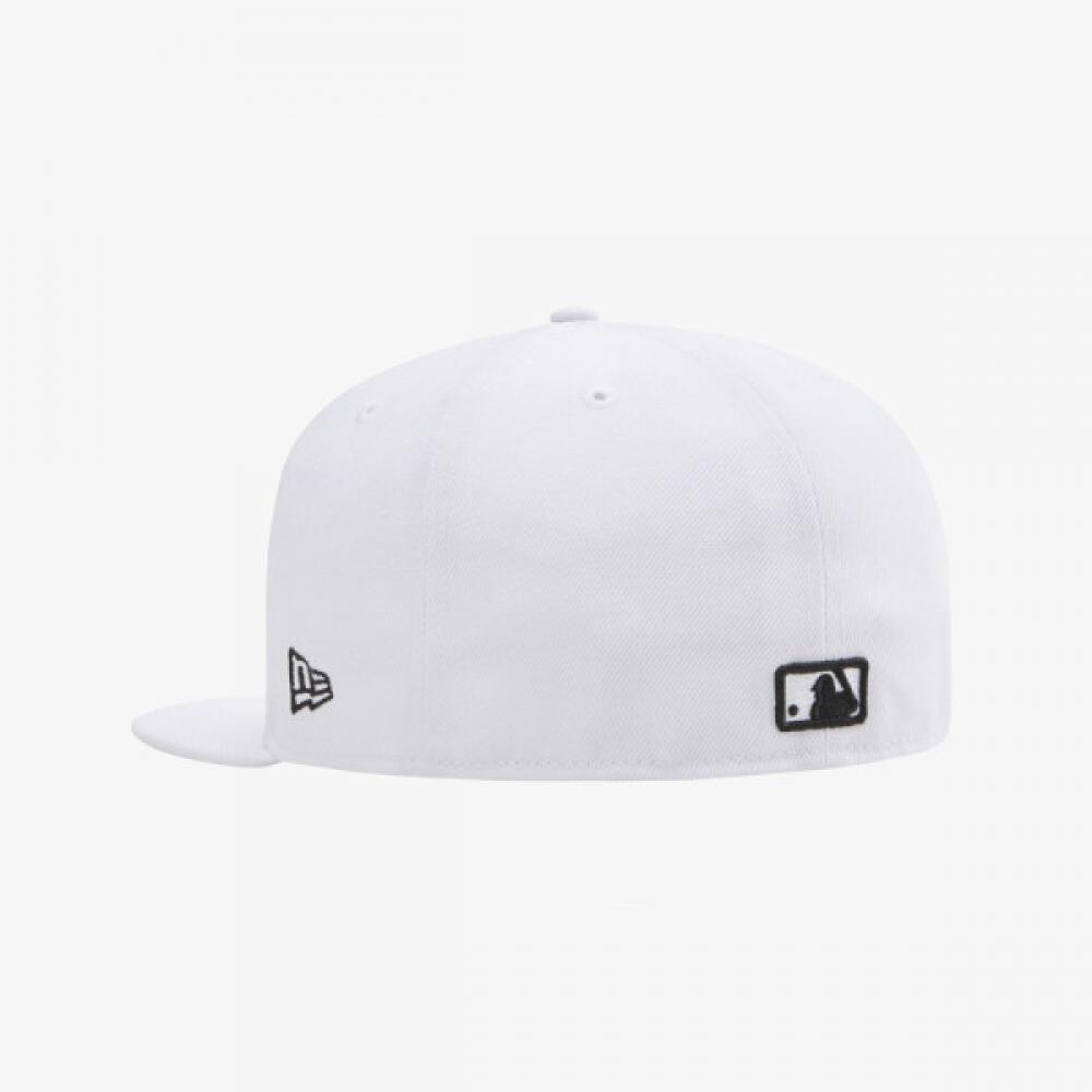 New Era La Dodgers Basic Fitted Cap Optic White