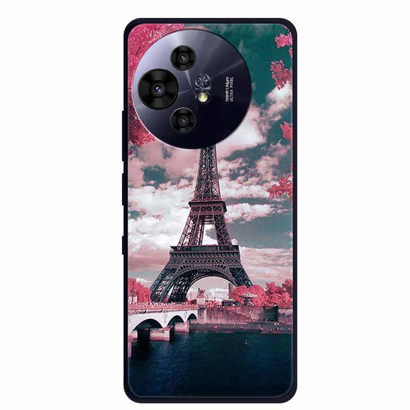 For TCL 50 Pro NxtPaper 5G Case Black Silicone Cover for 50 Pro NxtPaper Protective Shell Coque for TCL 50 NxtPaper 5G TPU Cases