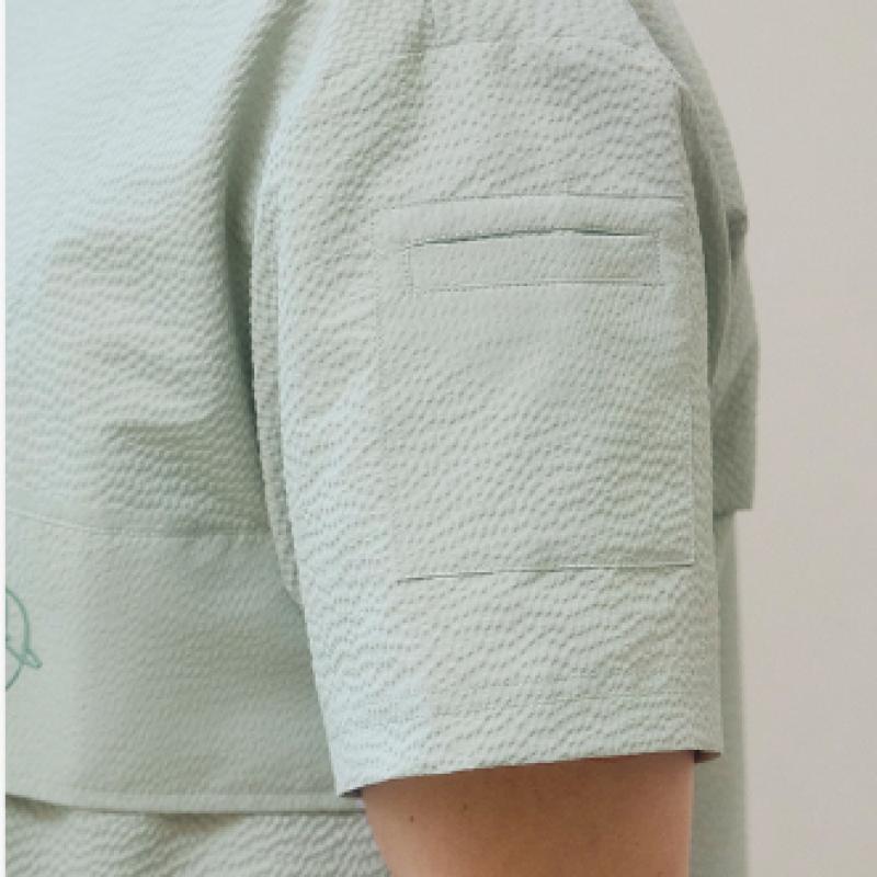 Goxo Light Fit Anorak Short Sleeve Mint