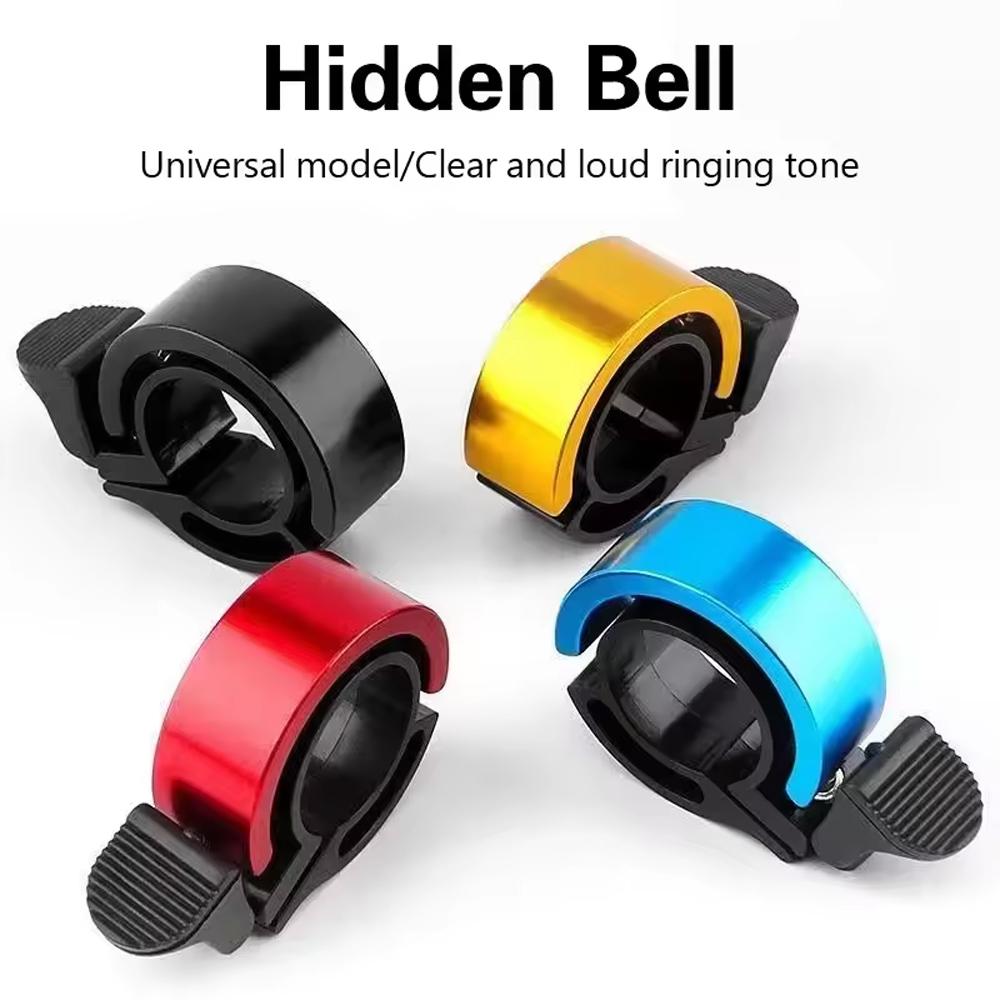 Loud Alloy Bicycle Bell Universal Handlebar Mount Bike Safety Alarm Ring Lightweight Cycling Riding Accessory