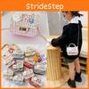 Handbag Pearl Shoulder Bag With Lightweight Pu Material Chain Bag For Kids