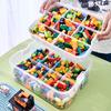 Building Block Storage Box 3Layers Large-Capacity Puzzle Toys Classified Organizer Box Child Toy Parts Blocks Storage Container