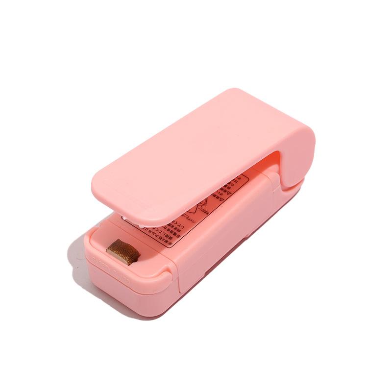 1pc Mini Handheld Vacuum Sealer Compatible for Commercial Use - Manual Food Preservation Sealer,Compact,Portable for Restaurants белый