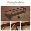 27/35cm Under Cabinet Stemware Holder 1/2/3 Row Hanging Cup Holder  Home Storage