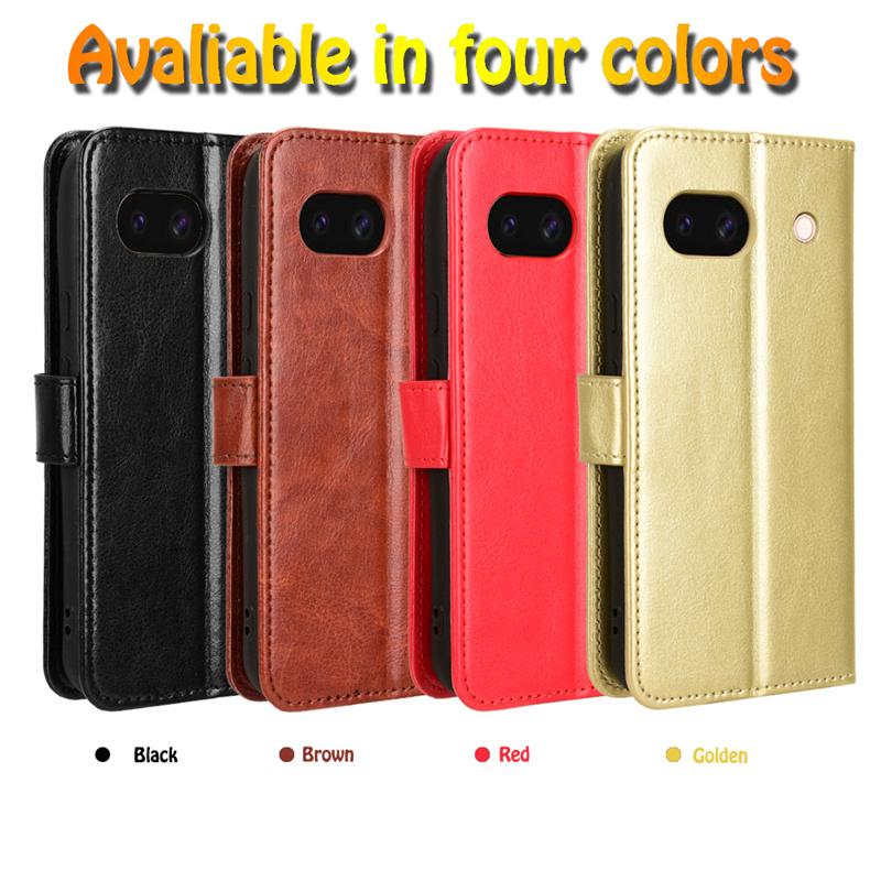 Kožené vyklápěcí pouzdro pro Google Pixel 8A 8 Pro 7A 7 6 6A Pro Ochranný kryt Peněženka Slot na karty Stojánek Nárazuvzdorný držák Business Ochranný kryt