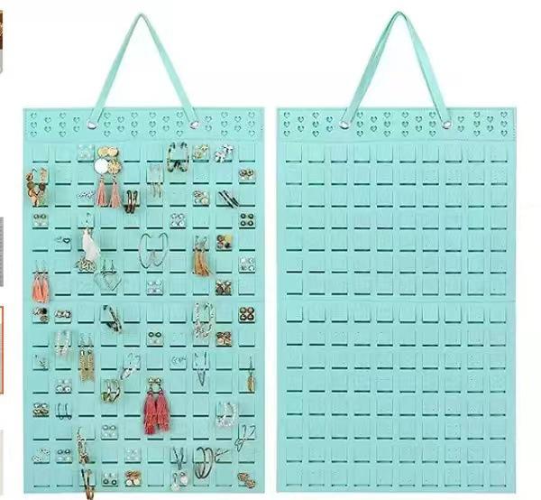 

Wall-Mounted Felt Jewelry & Hair Clip Storage Organizer