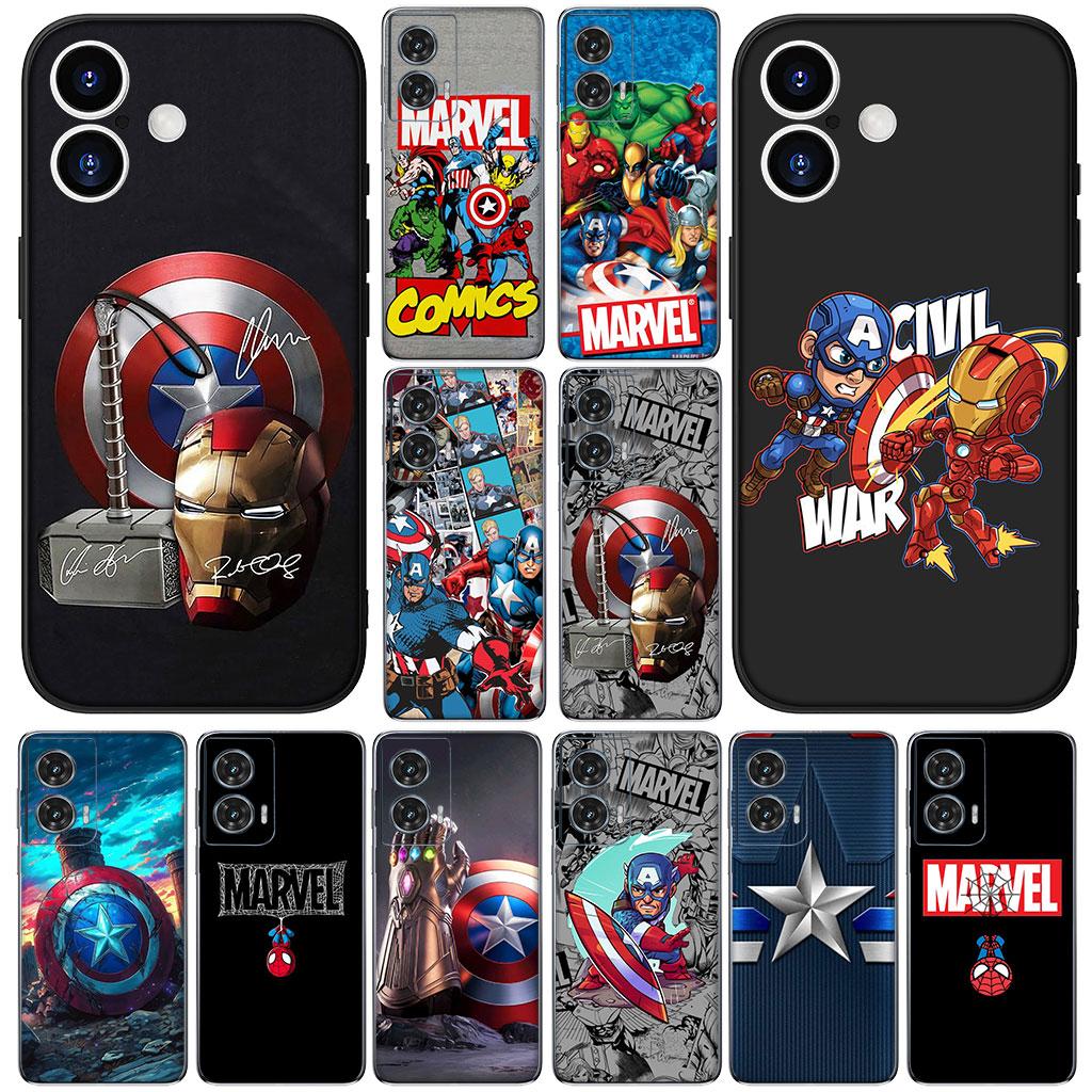Captain Marvel America Shield Phone Cover for Samsung Galaxy A56 A26 A36 A10 A20 A30 A31 A32 A50 A51 A52 A53 A33 A12 A14 Case