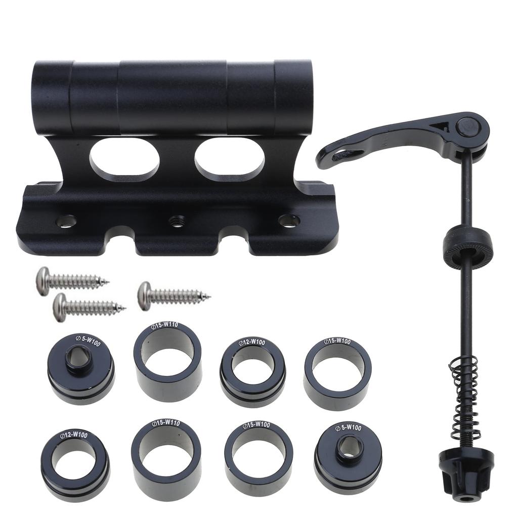Quick Release Bicycles Front Fork Bracket Car Roof Rack Mount Aluminum Alloy Bike Block Fork Mount with Adapters