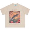 Rage Consumes Me Dolphin Funny Dolphin Meme T Shirt Men Women Hip-hop T-shirts Short-sleeved Casual Vintage Cotton T-shirts