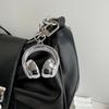 Stylish 3D Headphone Keychain Bag Pendant for Backpacks User Friendly Resin Creative Gift for Friends and Students