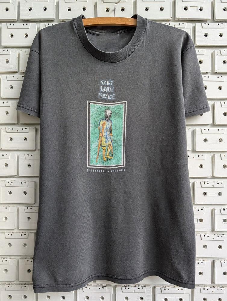 

Vintage 2000 Our Lady Peace Tour Band Tshirt Full Size S to 5XL Charcoal QT1599 Unisex T-Shirt XXXXL