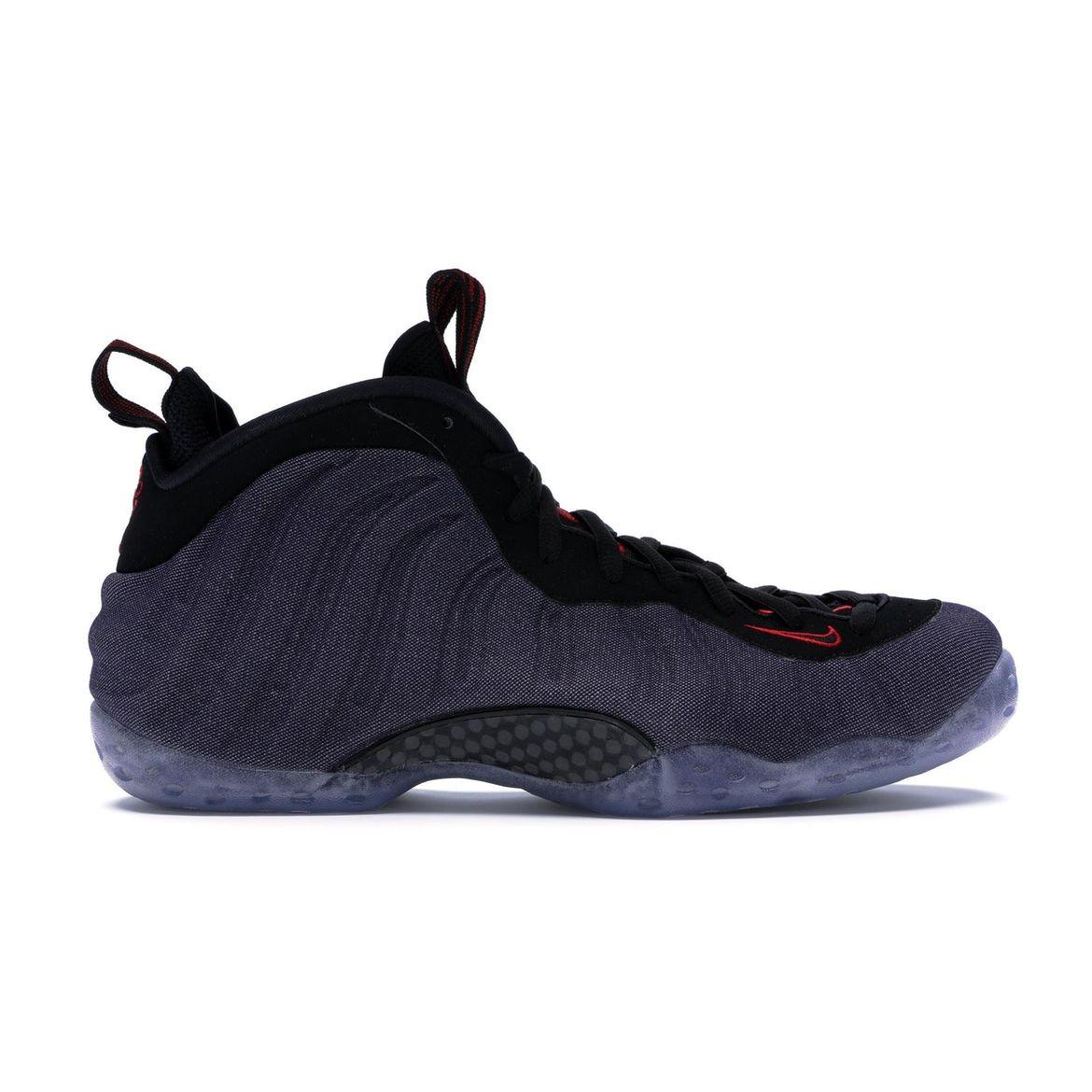 

Кроссовки унисекс Nike Air Foamposite One Denim Blue Obsidian University-Red-Black 314996-404