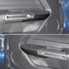 for Mustang Door Armrest Panel Trim Cover Fit for Ford Mustang 2015 up Black Carbon Fiber Interior Accessories 2pcs