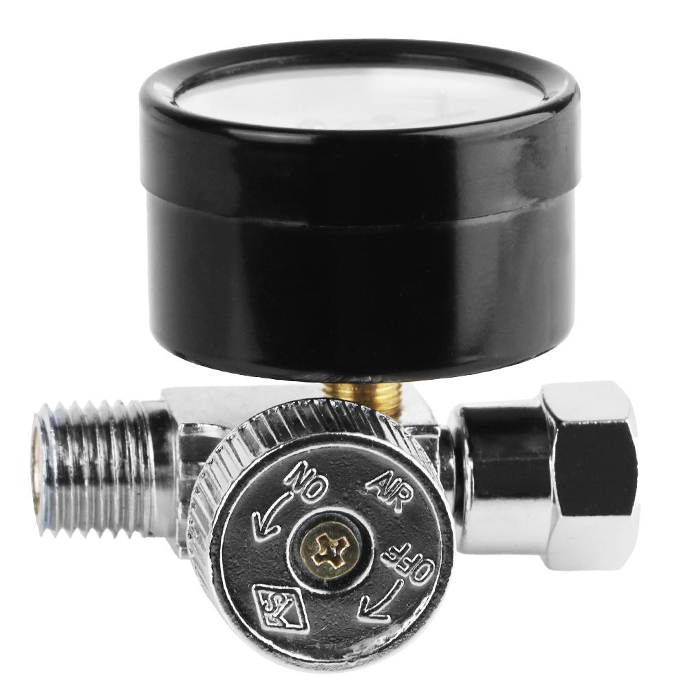 With Pressure Gauge And Valve Pressure Switch Adjustable 1/4 " Spray Gun Air Regulator Air Flow Control Valve Pneumatic Parts