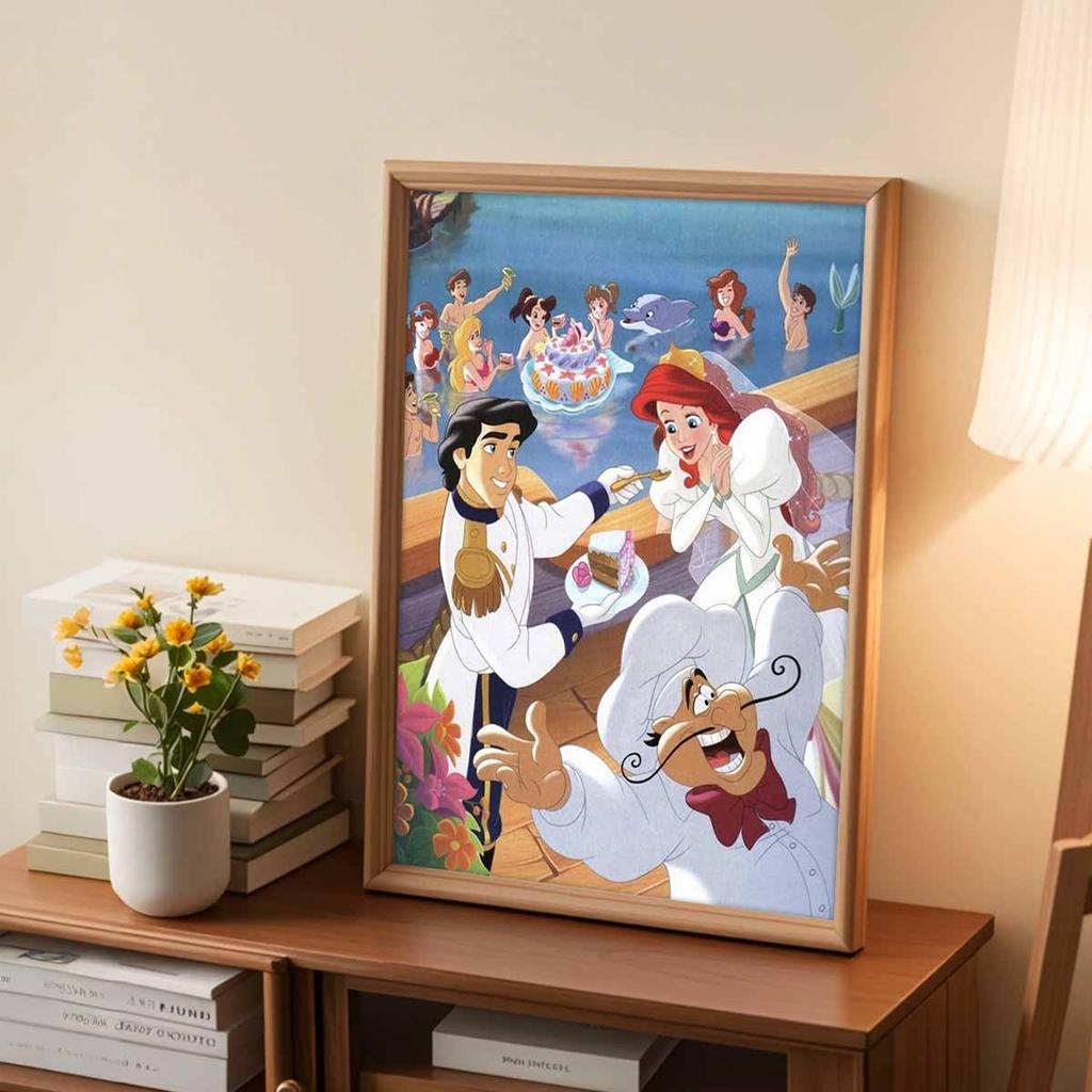 5D Diy Diamond Painting The Princess Eating The Cake Full Drill Rhinestones Mosaic Embroidery Handmade Products Home Decor Gift