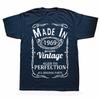 New Men T Shirt Made In 1969 TShirt Born 57th Year Birthday Age Present Vintage Funny Mens Gift Mens Top Tees Father Gift