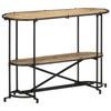 VidaXL Console Table 110x42x76 Cm Solid Raw Mango Wood, End Table, Hallway Console Table, Console Table of 4013500
