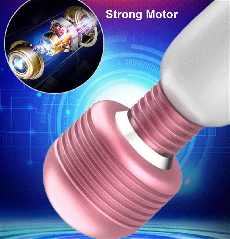 Superstarker USB-aufladbarer Vibrator, Spielzeug für Frauen, Zauberstab-Massagegerät, Vibratoren für Frauen, Klitoris