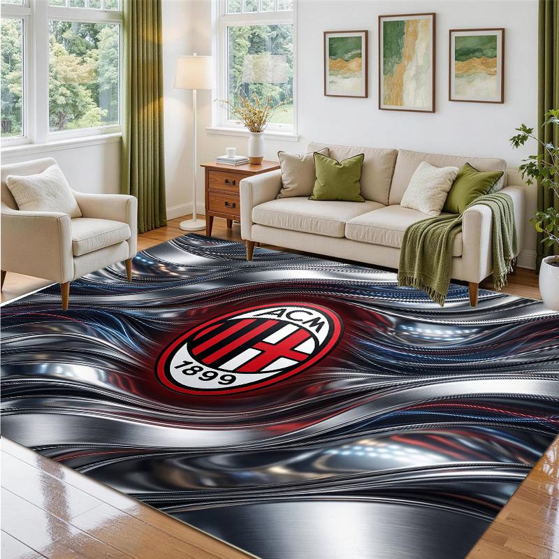 AC Milan Design Crystal Velvet Rug Soft Decorative Mat for Bedroom Entrance