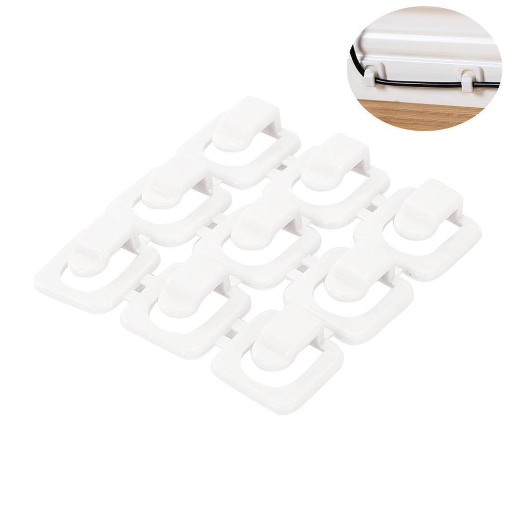 18Pcs Cable Cord Organizer Clips Self Adhesive Wire Management for Desk Cables Adjustable Cord Clips for Home Office