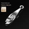 Wutuo 304 Stainless Steel Angled Tip Hair Tweezer
